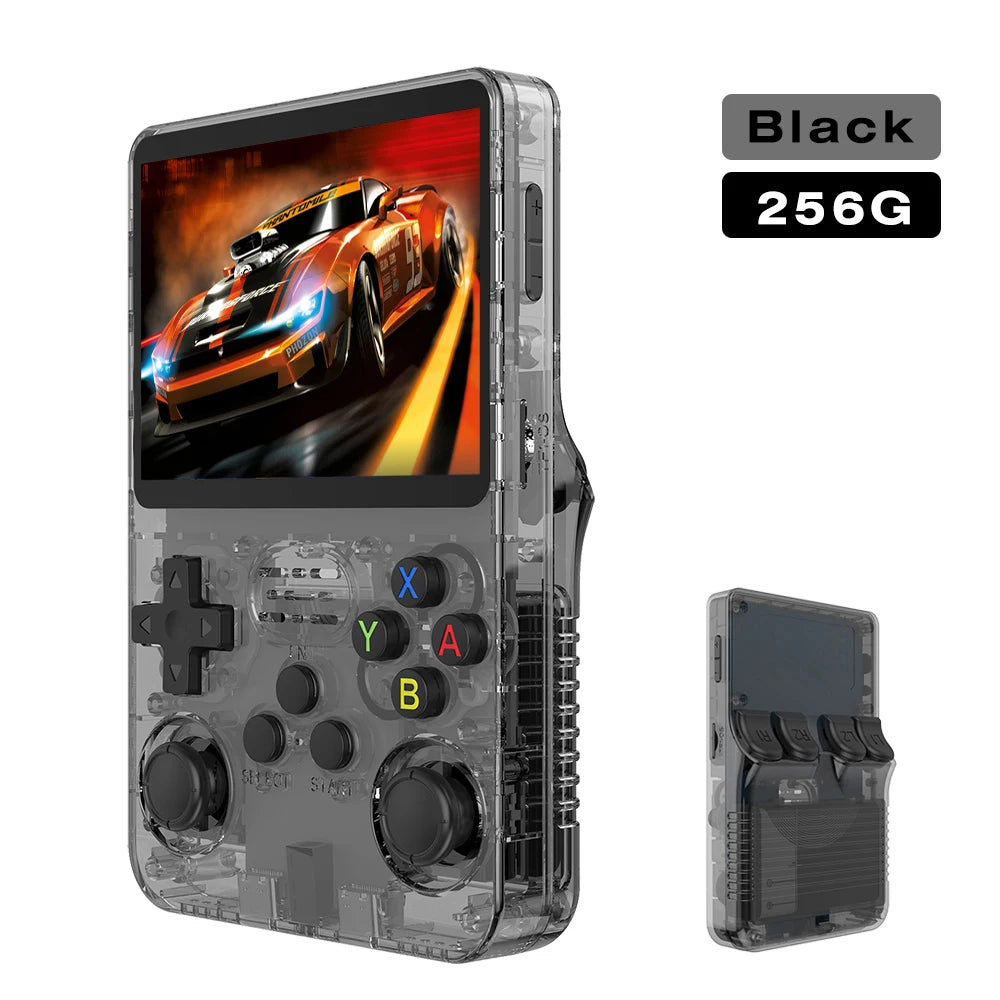 BOYHOM 256G/128G/64G R36S ARKOS 2.0 Retro Handheld Game Console 3.5'' IPS screen,Portable Pocket Game Player for  children gift